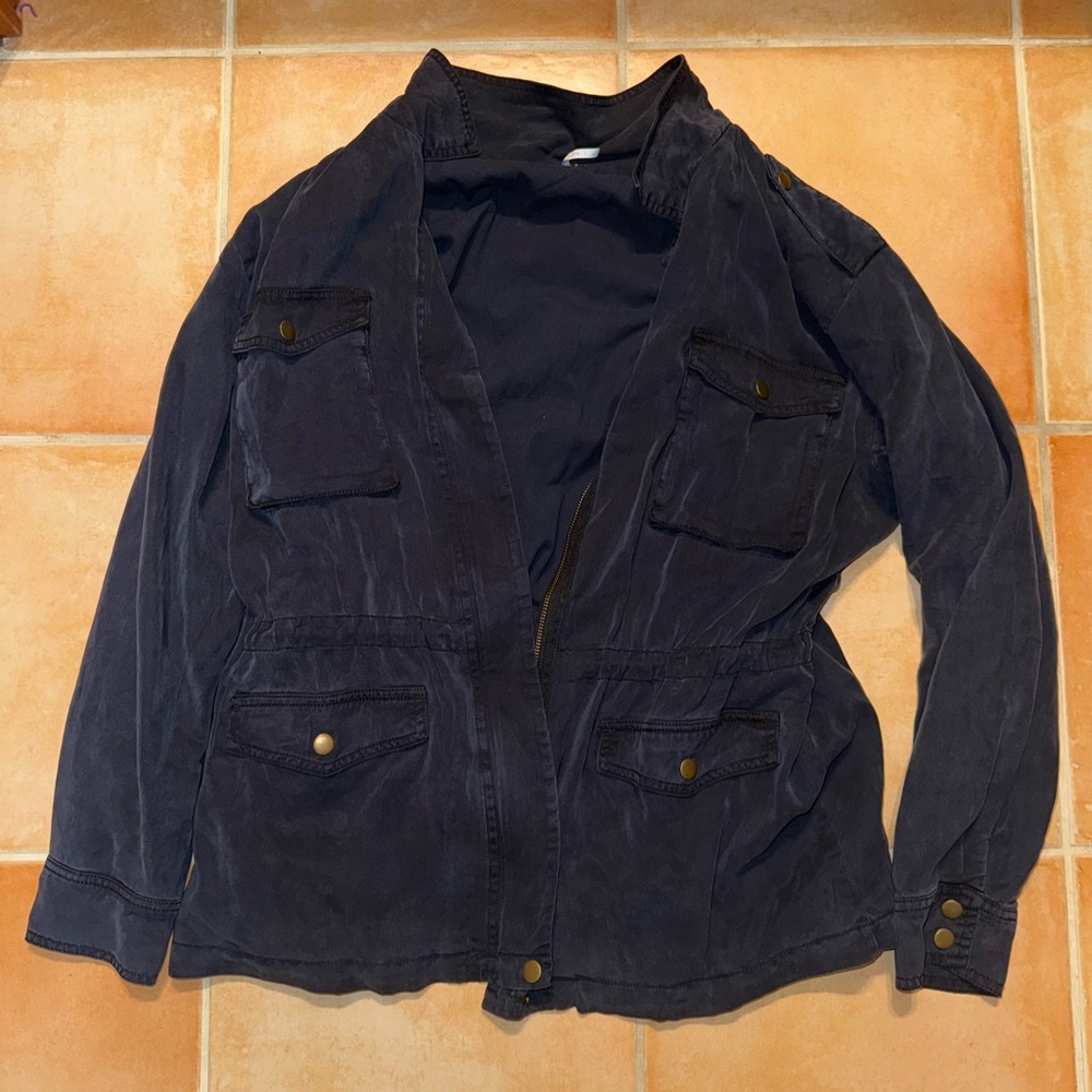 Women's Navy Military Field Jacket
